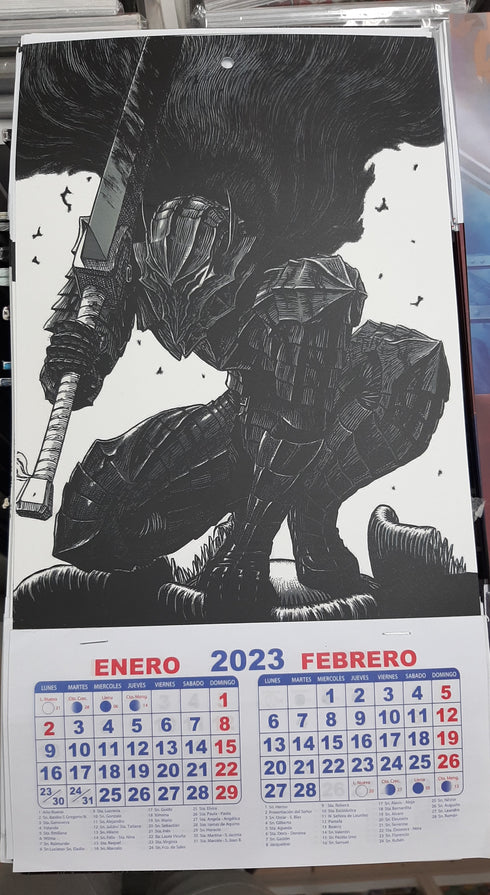 Calendario Berserk ( Leer Condiciones en Descripcion )